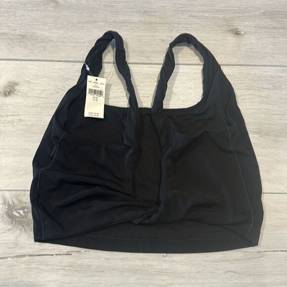 Aerie Offline‎ Seamless Twist Reversible Sports Bra Medium Black NWT - Picture 6 of 7
